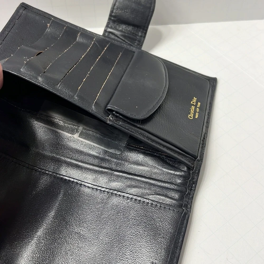 Christian Dior Vintage Oblique Trotter Wallet